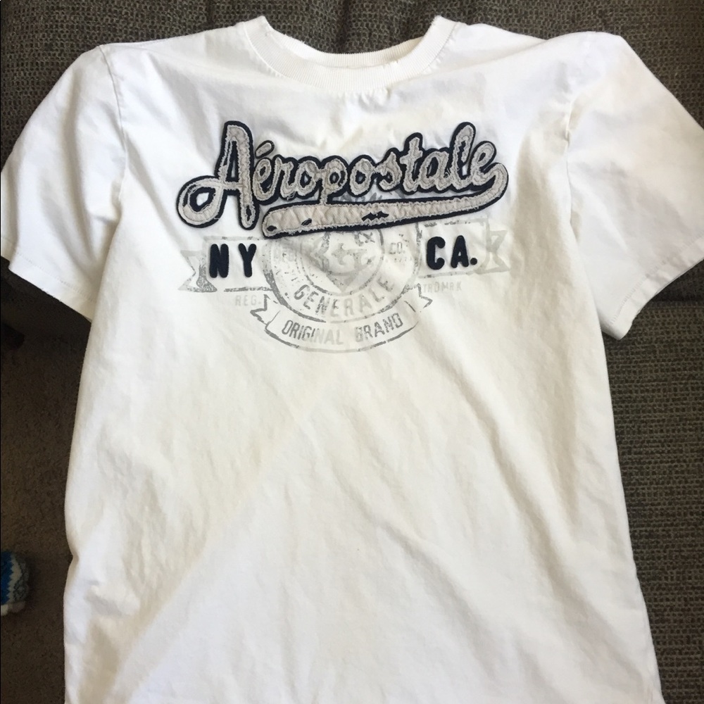Aeropostale Weathered White T
